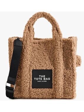 Marc Jacobs The Teddy Tote in Beige with Black Strap